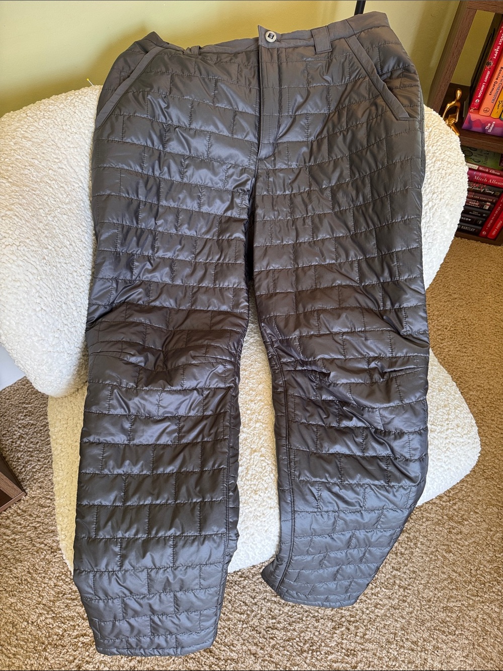Patagonia Men's Quilted Puffer Pants - Gray NWOT
